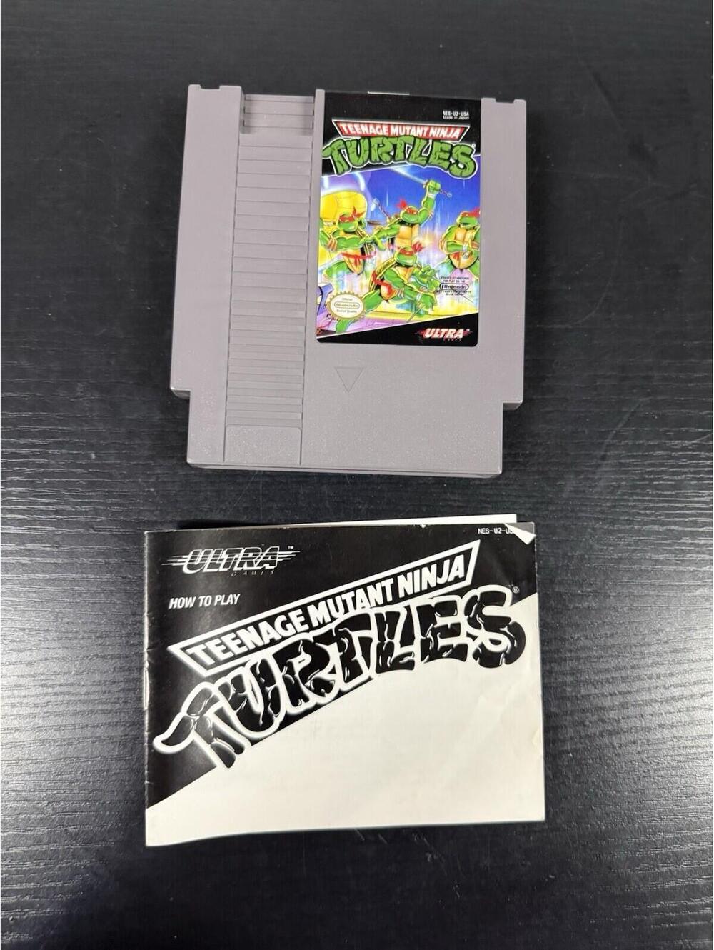 Teenage Mutant Ninja Turtles NES Nintendo Authentic Tested w Manual TMNT